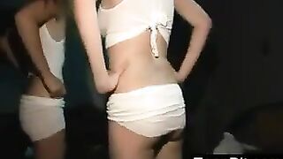 Teens Stripping At A Party