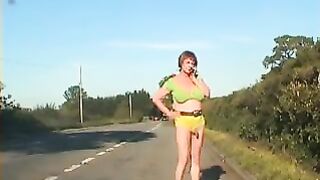 Shemale Prostitute Walking The Street