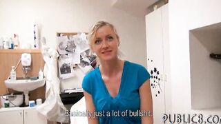 Huge hooters Czech slut boned for cash in tattoo room