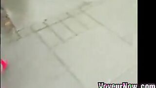 Hot Red High Heels Walking Around