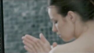 sweet italian masturbation in the bathroom