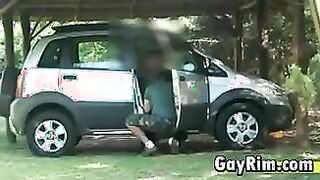 Gay Guys Fucking Outside