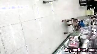 Nice Mature Booty At The Store