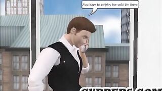 3D animation fighting