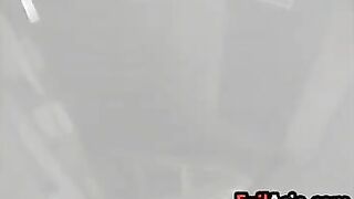 Asian Office Worker Sucking Cock