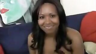 Curvy Ebony Teen Fucking POV