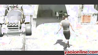 Horny anime gay gets his cock sucked