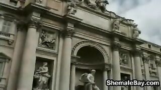 Dark Shemale Banging