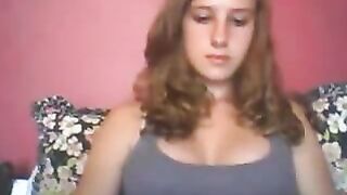 Teen Teasing Her Tits