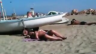 Great Ass Getting Tanned