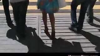 Cute Girl In White Panties