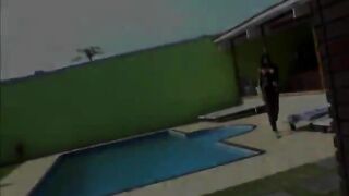 Latina tranny Jennifer Rios in wild bareback sex with a hunk guy