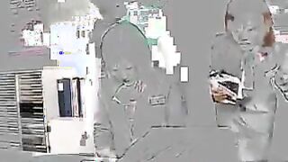 Asian Girl With An Invisible Man