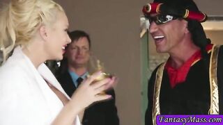 Horny Sheik having three lovely set of pussies