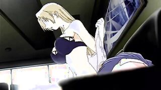 Sexy anime shemale hot masturbated and fucked