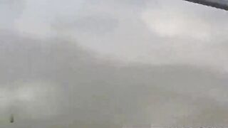 Big tit brunette gets fingered and fucked