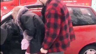 Big tit blonde teen gets fucked doggystyle