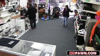 Lovely babes paying me off with her wet pussy