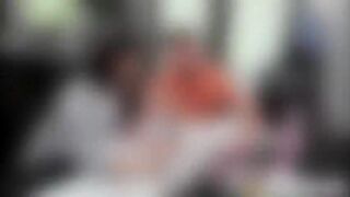 Brunette Alina gets herself fucked in a hot threesome fuck 