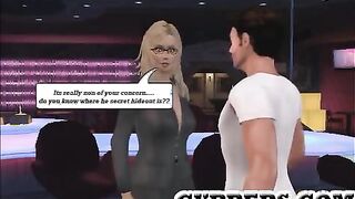 3D animation blowjob