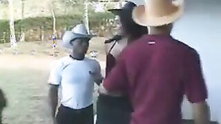 Shemale In An Interracial Threesome