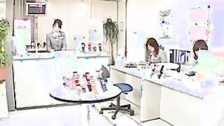 Wild Japanese Girl At Work