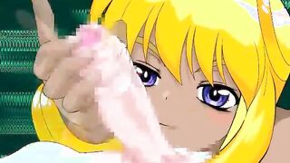 Futanaris hard cock slammed into a pussy