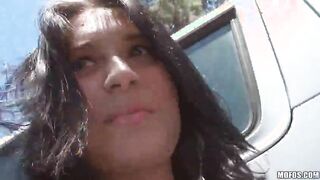 Babes with small tits get fucked in a group