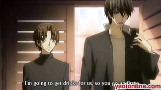 Young hentai boy and his partner having sex