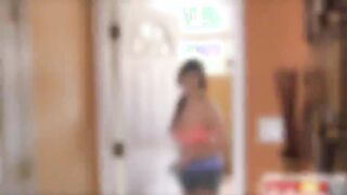 Busty and gorgeous stepmom joins Stephani deepthroating a meaty cock