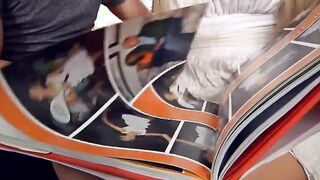 Babe in glasses is a cock teaser