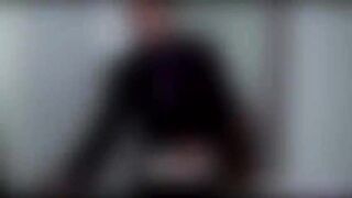 Hot redhead Ember Stone gets her ass cheeks spanked by a large dick