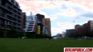 Euro Chick Enjoys a Public Fuck