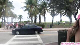 Amateur college girls twerking their butts on the beach