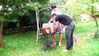 Fiery hot pecker riding