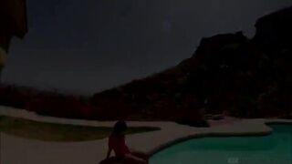 Slutty Natalie let her man in cotrol in bed to prove her courage to him.