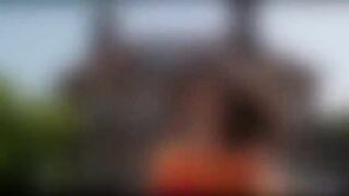 Hot brunette gets a nasty anal while she is having a bubble bath