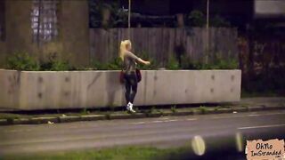 Lola Taylor gets picked up and sucks the meaty cock inside the stranger car