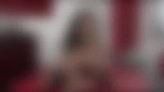 Trinity strips in front of live cam and her pussy gets rammed by large dicks