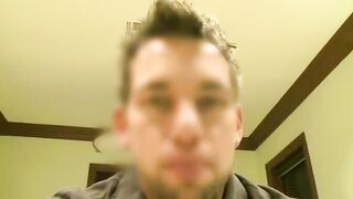 Riding on a hard male rod