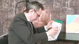 Threesome lesson with old teacher