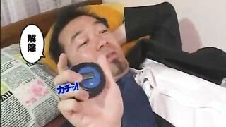 Pervert Cums On Japanese Teen!