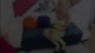 Hot blonde Riley Jenner gets her ass fucked hard by the directors massive cock