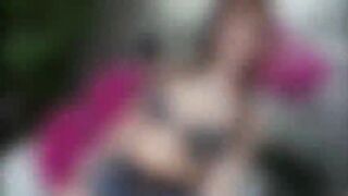 Beautiful chick Kylie positions from behind to get fucked by big dick