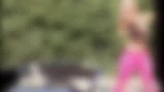 Horny Kayla gets fucked in an indoor gym after work out