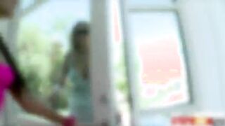 Monster cock pounds tender pussies of a gorgeous amateur and hot milf