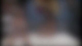 Nicole with friend plays with toys while on cam show to earn cash