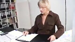 Secretary In Lingerie Getting Fucked