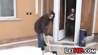 Horny Granny With A Strapon