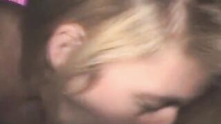 Blonde Street Whore SUcking Dick To Afford Some Crack